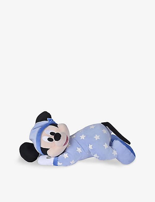 DISNEY: Sleep Well Mickey Mouse glow in the dark soft toy 30cm