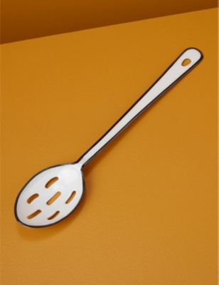 Shop Be Home Enamel-coated Iron Slotted Spoon 33cm