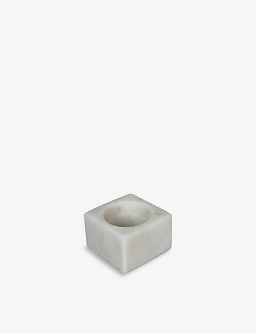 BE HOME: Square marble egg cup 5.5cm