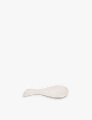 BE HOME: Rounded marble spoon rest 23cm