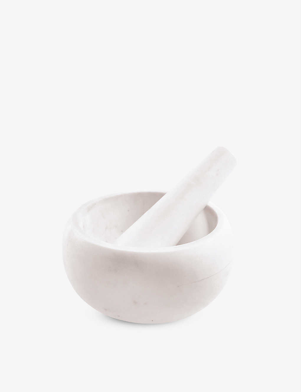 Be Home Rounded Marble Mortar And Pestle Set