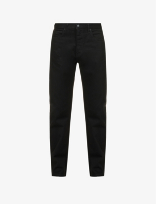 EMPORIO ARMANI: Straight-leg regular-fit stretch-denim jeans