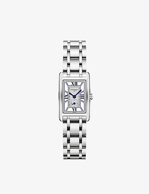 LONGINES: L52554756 Longines Dolcevita stainless-steel quartz watch