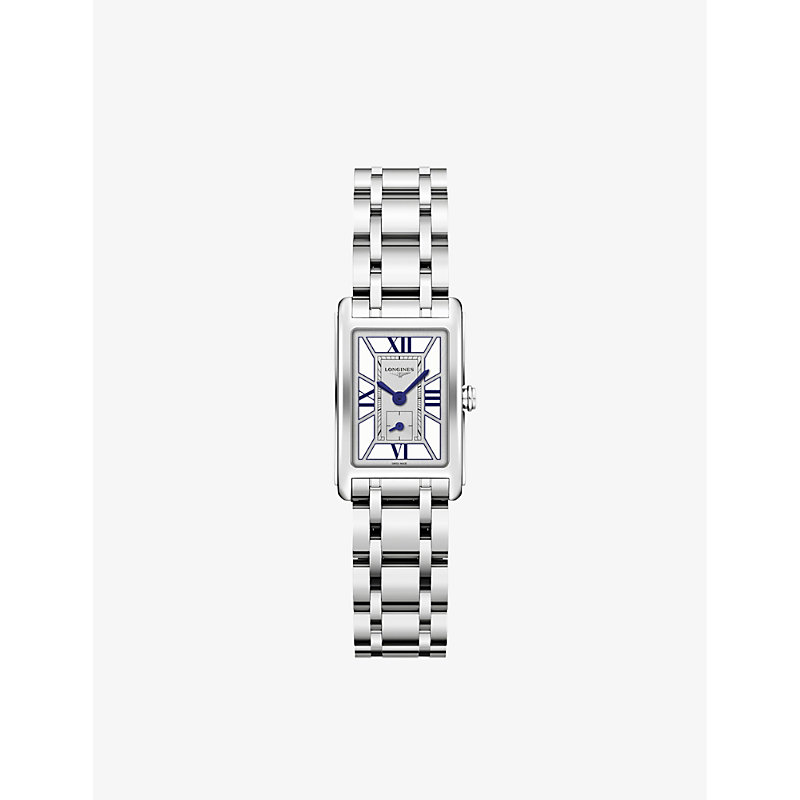 Longines Dolcevita Watch, 20mm X 32mm In White/silver