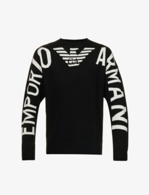 Armani on sale eagle jumper