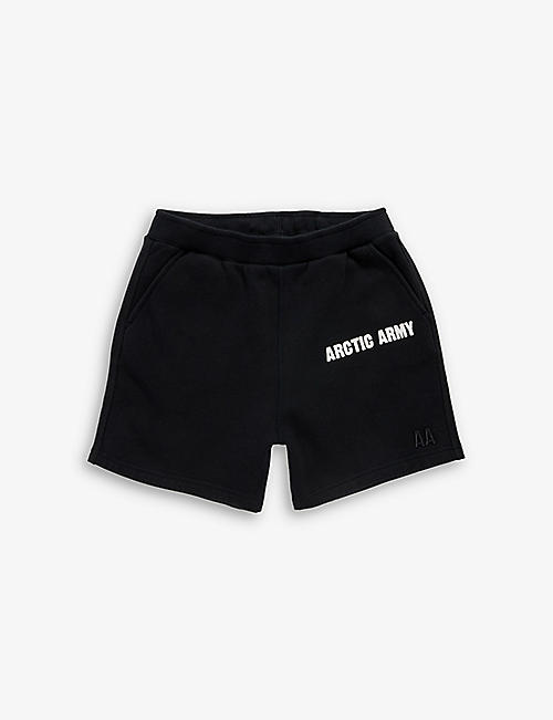 ARCTIC ARMY: Logo-print cotton-jersey shorts 4-12 years