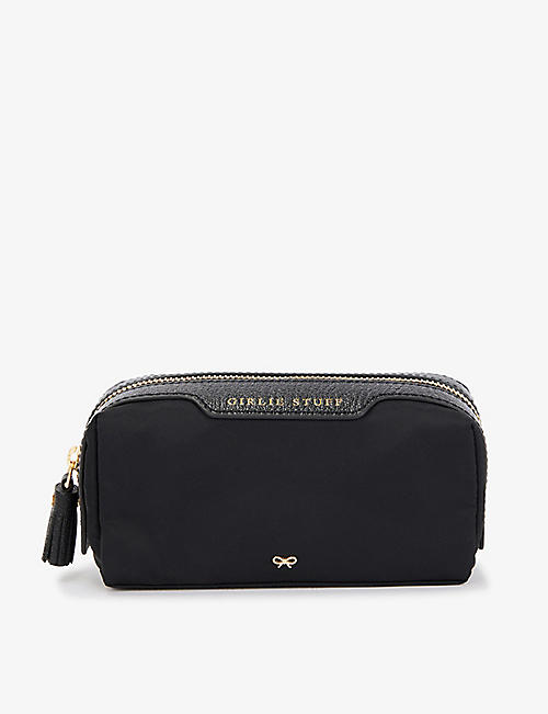 ANYA HINDMARCH: Girlie Stuff recycled-nylon zip pouch