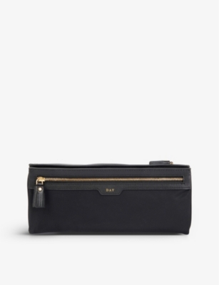 ANYA HINDMARCH: Night And Day regenerated nylon pouch