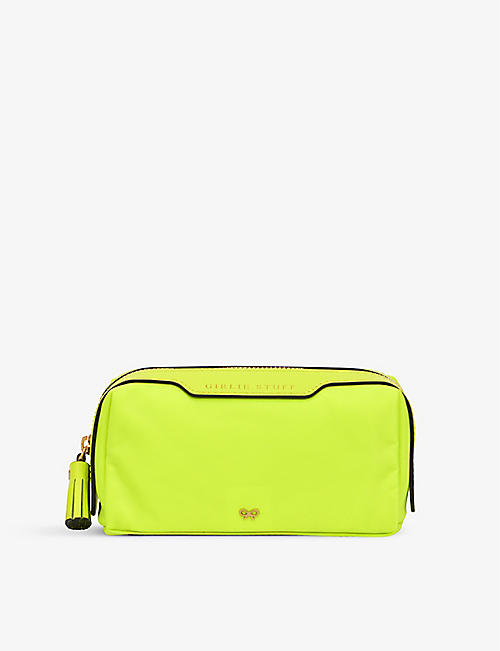 ANYA HINDMARCH: Girlie Stuff recycled-nylon zip pouch