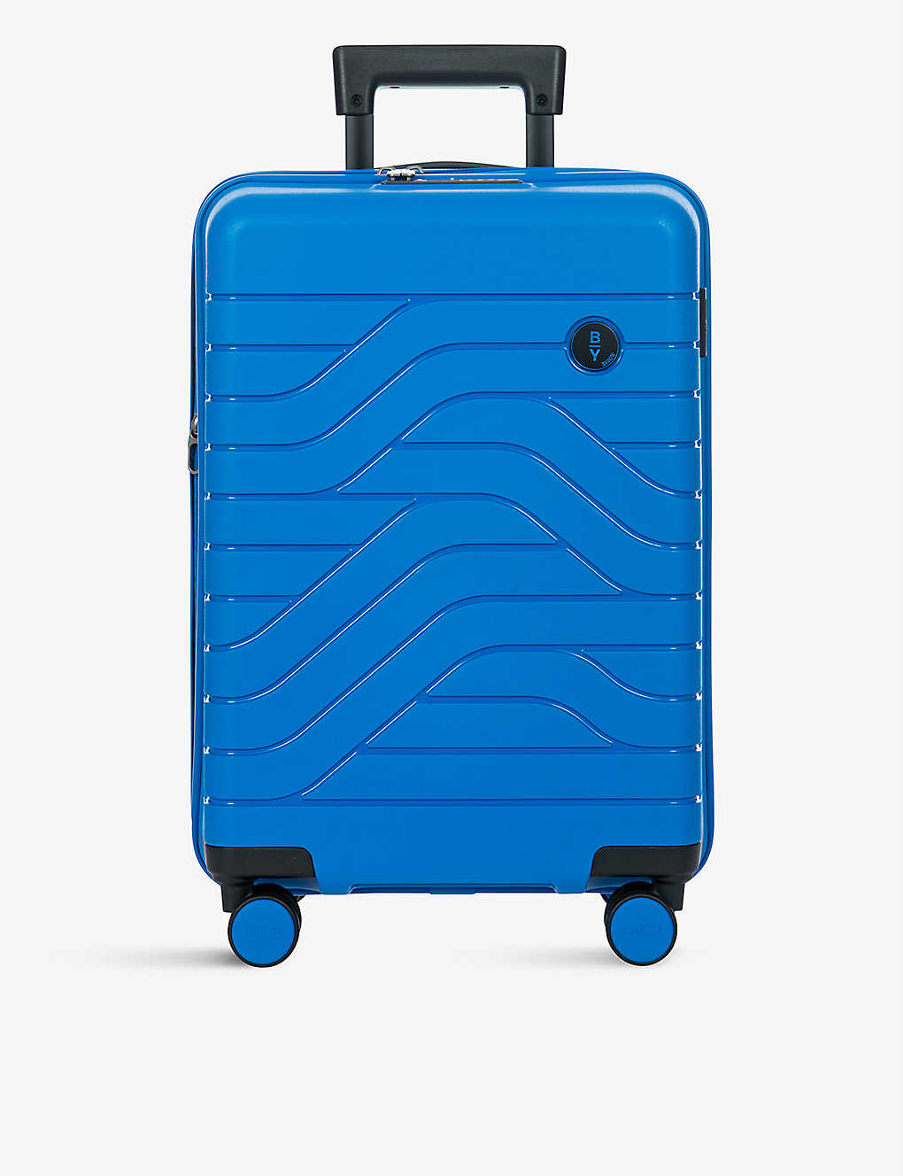 By By Brics Electric Blue Ulisse Hard-shell Carry-on Suitcase 55cm