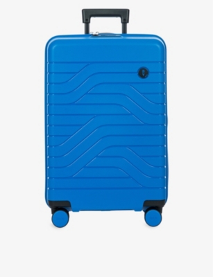 By By Brics Electric Blue Ulisse Expandable Hard-shell Suitcase 65cm