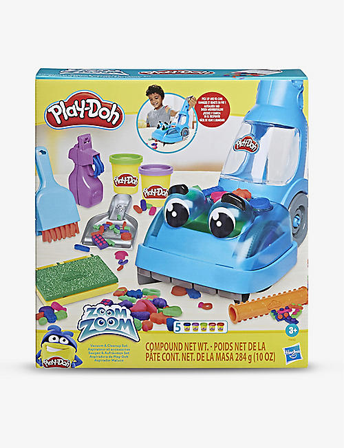 PLAYDOH：Zoom Zoom 真空吸尘和清洁玩具套装