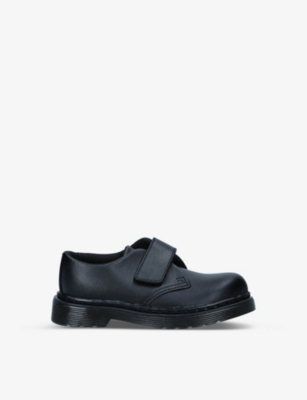 Dr. Martens' Dr Martens Boys Black Kids Kamron Leather Shoes 2-5 Years