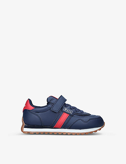 POLO RALPH LAUREN: Train 89 PS faux leather trainers 4-8 years