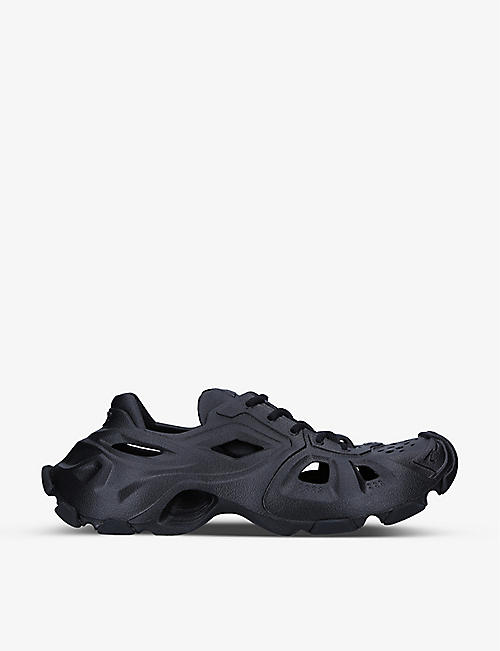 BALENCIAGA: HD lace-up rubber trainers
