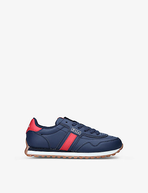 POLO RALPH LAUREN: Train 89 faux-leather trainers 9-10 years