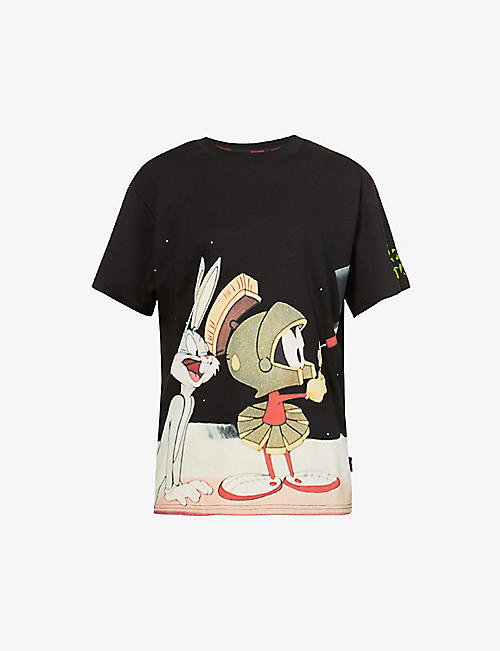 GCDS: GCDS X Looney Tunes graphic-print cotton-jersey T-shirt