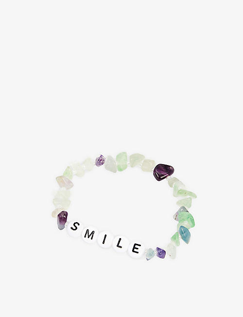 TBALANCE CRYSTALS: Smile fluorite bracelet