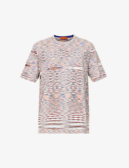MISSONI: Space-dyed relaxed-fit cotton-jersey T-shirt
