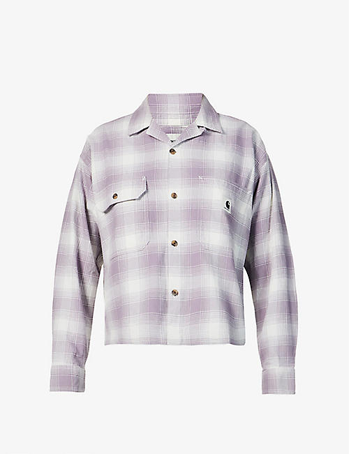 CARHARTT WIP: Deaver check-print cotton shirt