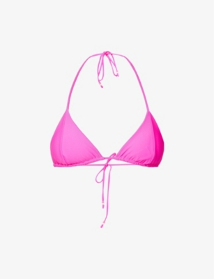 VDM THE LABEL: Marley reversible triangle bikini top