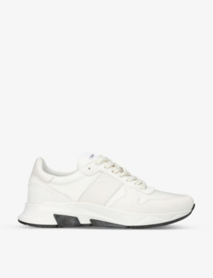 TOM FORD Jagga panelled leather low-top trainers