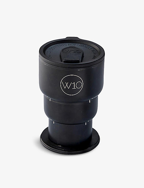 SMARTECH: W10 Portobello collapsible three-tiered travel mug with pouch