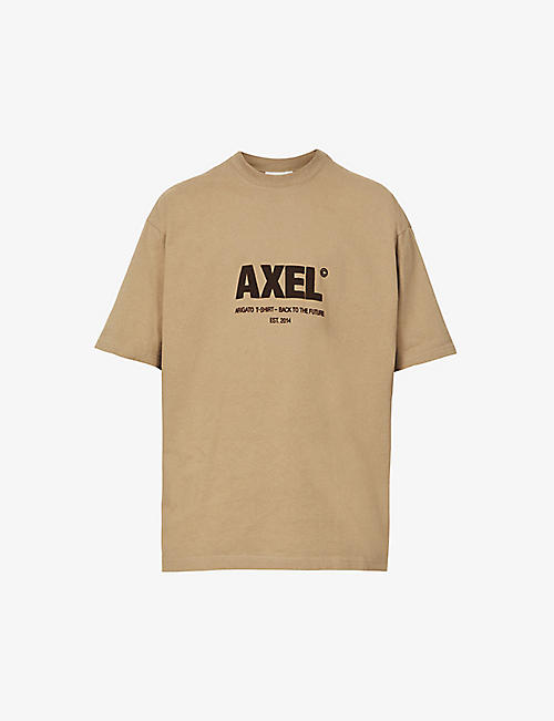 AXEL ARIGATO: Adios logo-print organic-cotton T-shirt