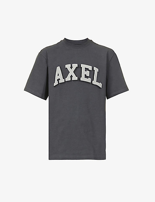 AXEL ARIGATO: Arc logo-print organic-cotton T-shirt