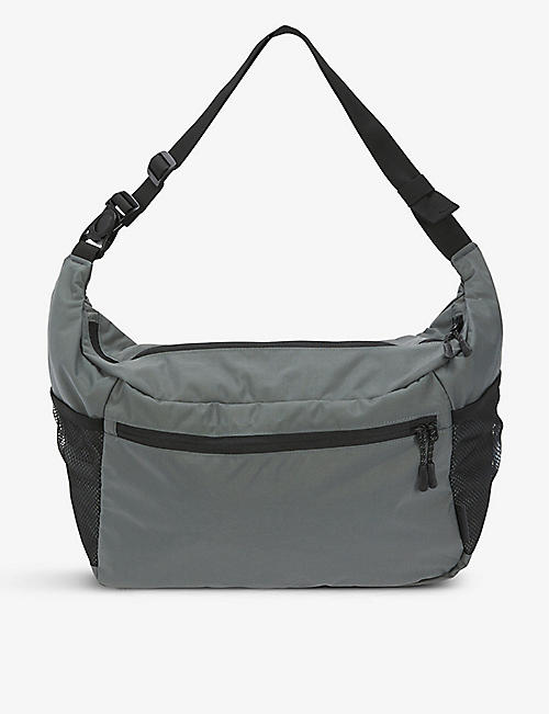 SNOW PEAK: Everyday adjustable-strap shell shoulder bag