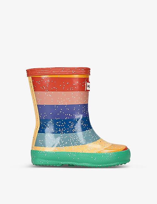 Selfridges & Co Boys Shoes Boots Rain Boots 7 UK KIDS Original Kids wellies 3-6 years EUR 24 Size 
