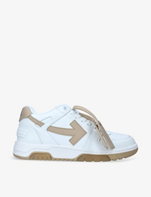OFF-WHITE C/O VIRGIL ABLOH: OOO low-top leather trainers
