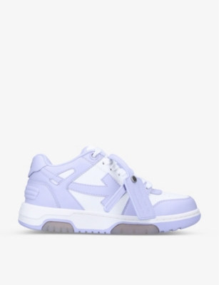 OFF-WHITE C/O VIRGIL ABLOH: OOO low-top leather trainers