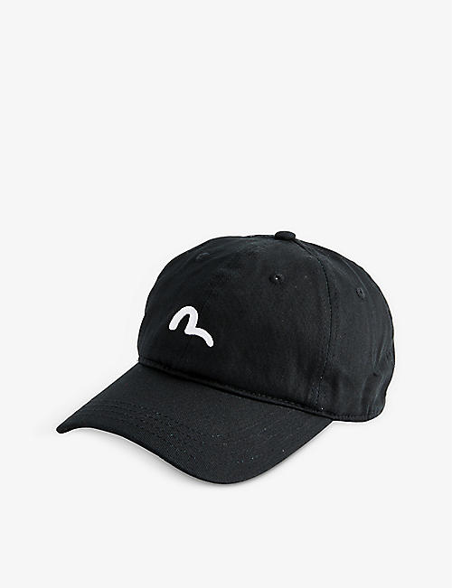 EVISU: Logo-embroidered cotton-twill baseball cap