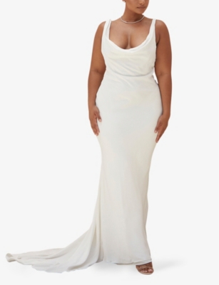 HOUSE OF CB: Odette satin maxi dress