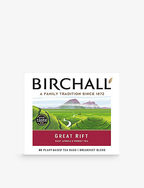 TEA: Birchall Great Rift Breakfast Blend teabags pack of 80