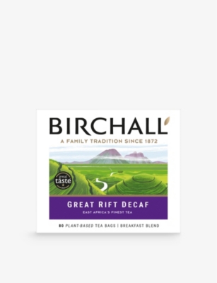 BIRCHALL: Birchall Great Rift Decaf Breakfast Blend teabags pack of 80