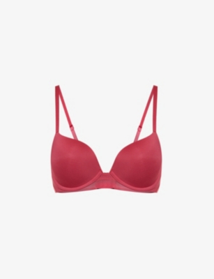 Calvin Klein Perfectly Fit Full Coverage T-shirt Bra F3837 In Bare