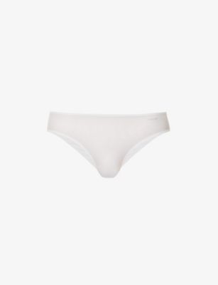 Calvin Klein Sheer Marquisette Bikini In White