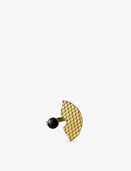 ALESSI: Edone large gold-tone stainless-steel ring