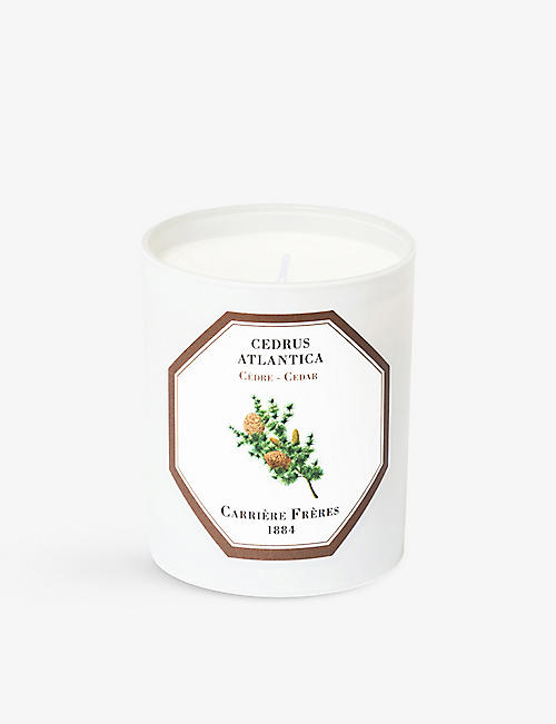CARRIERE FRERES: Cedrus Atlantica scented candle 185g