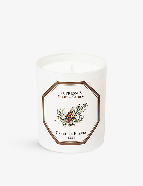 CARRIERE FRERES: Cupressus scented candle 185g