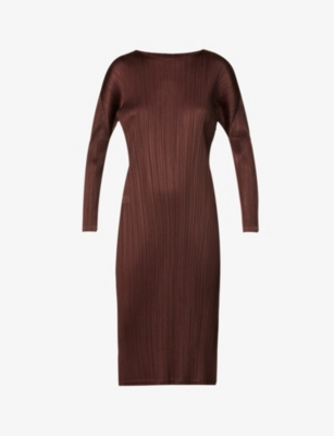 PLEATS PLEASE ISSEY MIYAKE - Forward 2 pleated woven midi dress