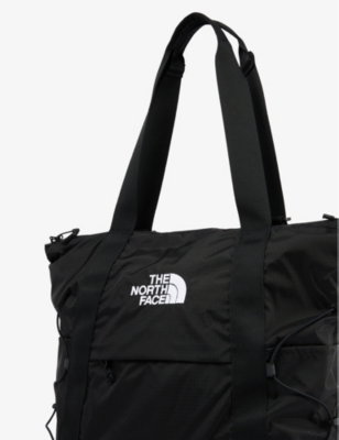 Shop The North Face Borealis Brand-embroidered Woven Tote Bag In Tnf Black - Tnf Black