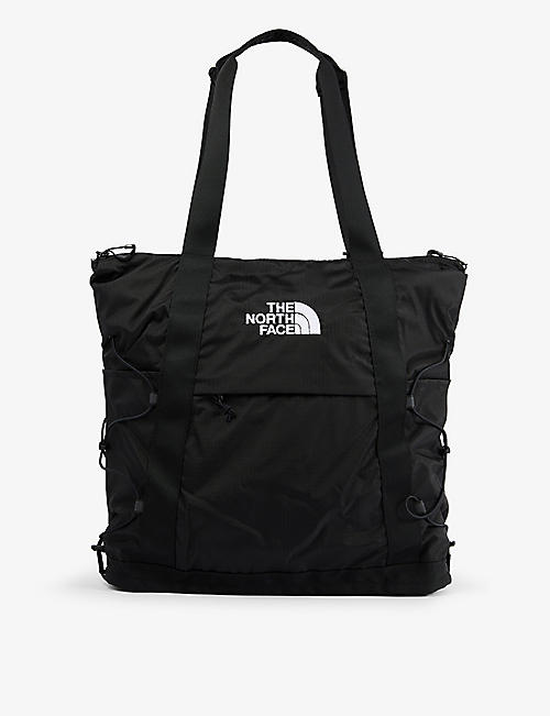 THE NORTH FACE: Borealis brand-embroidered woven tote bag