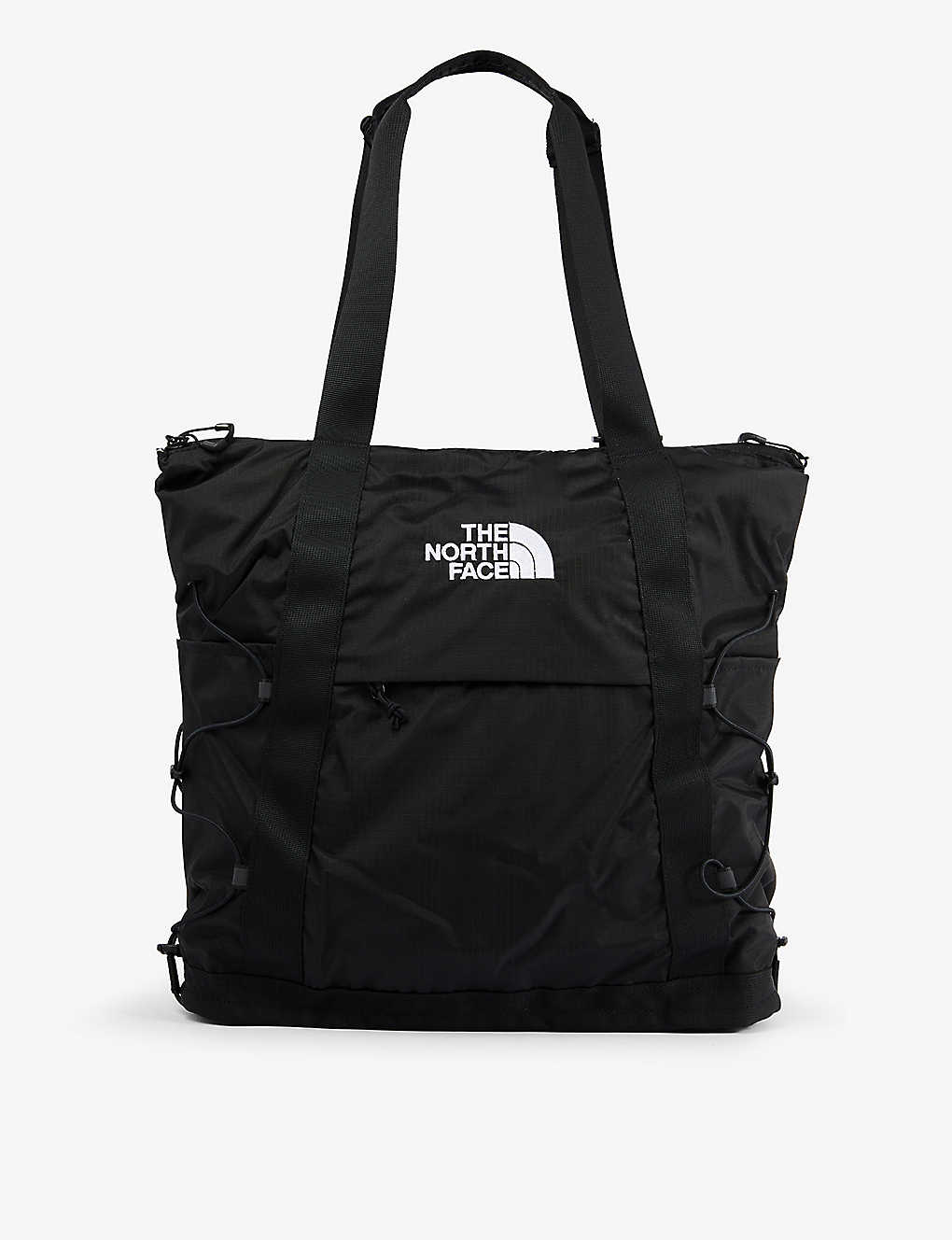 Shop The North Face Borealis Brand-embroidered Woven Tote Bag In Tnf Black - Tnf Black