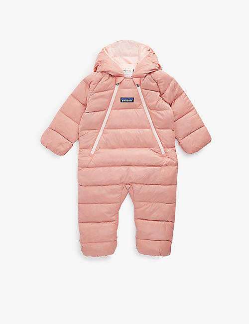PATAGONIA: Hooded recycled-nylon down snowsuit 3-24 months