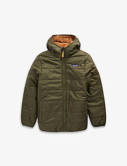 PATAGONIA: Logo-embroidered padded recycled-polyester fleece jacket 5-14 years