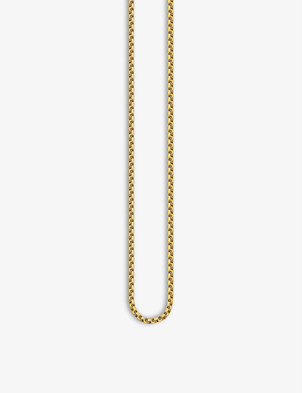 Thomas Sabo Venezia 18ct Yellow Gold-plated Sterling Silver Chain Necklace