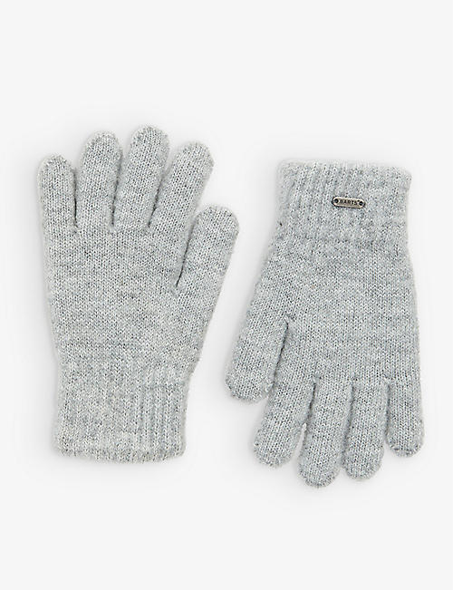 BARTS AL: Shae brushed-texture knitted gloves